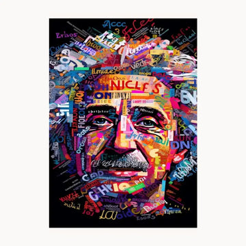 Albert Einstein Metal Poster