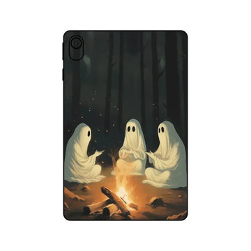 Spooky Ghost Bonfire Tablet Skin