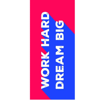 WORK HARD DREAM BIG MOBILE COVER