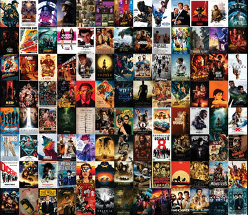 Legendry Movies Wall Collage Kit - A4 Size Wall Posters Set