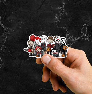 HORROR MOVIE FRIDGE STICKER