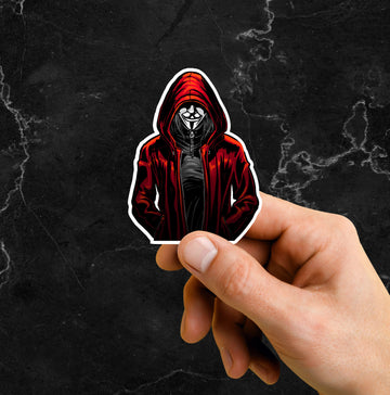 GHOST OF HACKER STICKER