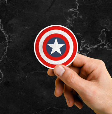 CAPTAIN MARVEL SHIELD STICKER