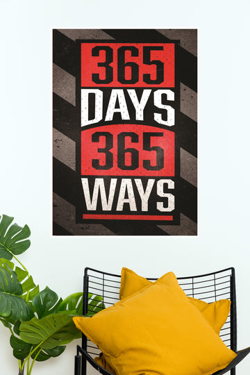 365 Days 365 Way Poster | Gym Posters