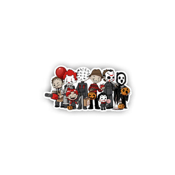 HORROR MOVIE FRIDGE STICKER