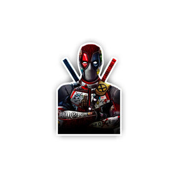 DEADPOOL SUPERHERO STICKER