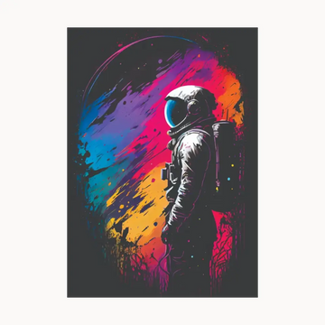 Astronaut Metal Poster