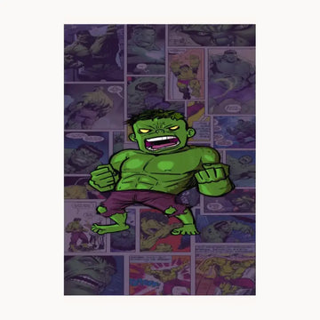 Hulk Metal Poster