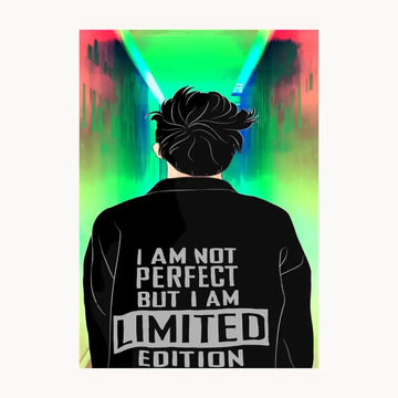 I Am Not Perfect But I Am Limited Edition Metal Poster