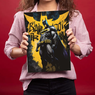 Black Batman Metal Poster