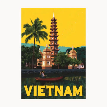 Vietnam Metal Poster