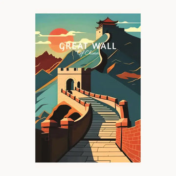 Great Wall Metal Poster