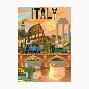 Italy Metal Poster