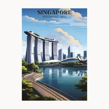 Singapore Metal Poster
