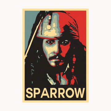 Sparrow Metal Poster
