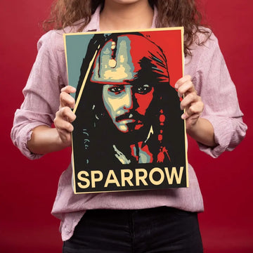 Sparrow Metal Poster