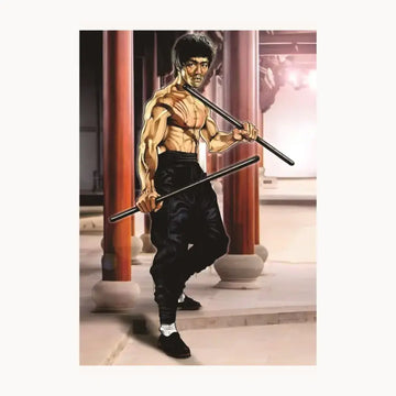 Ninja Fighter Metal Poster