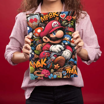 Super Mario Metal Poster