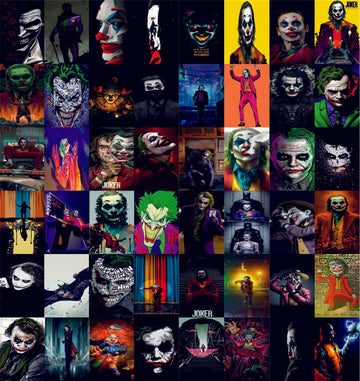 Joker Wall Collage Kit - A4 Size Wall Posters Set
