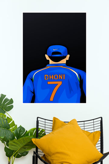 Mahendra Singh Dhoni Poster | Cricketers Posters