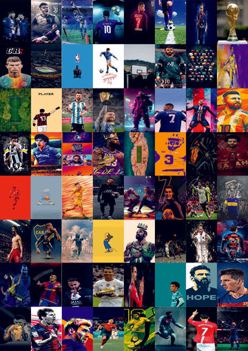 The Great Sports Man Wall Collage Kit - A4 Size Wall Posters Set