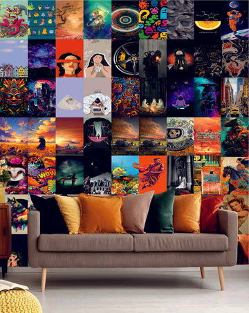 Ugly Wall Collage Kit - A4 Size Wall Posters Set