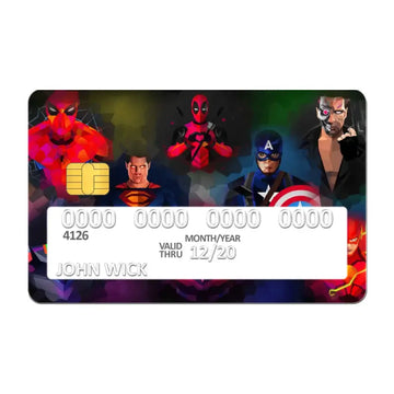 ATM Card Skin - Custom Full Cover - Small Chip With Window