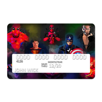 ATM Card Skin - Custom Full Cover - No Chip With Window