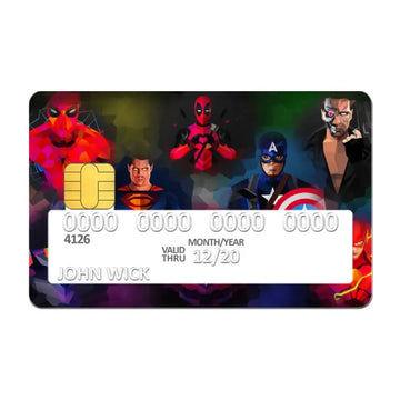 ATM Card Skin - Custom Full Cover - Large Chip With Window
